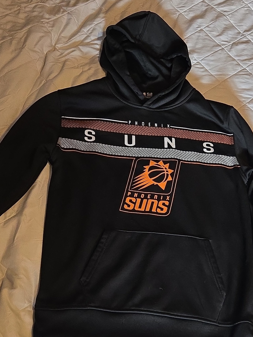 Phoenix Suns Black & Orange Graphic Pullover Hoodie